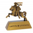 Aukso spalvos skulptūra Vytis